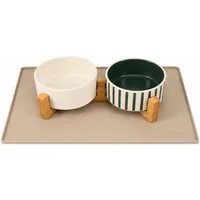 SNOEKIE Futternapf SNOEKIE Hundenapf set, Keramik, für Hunde 10–30 kg, Klapperfrei, Keramik, Ergonomisches Design