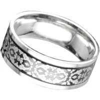 Order & Smile Schmuck Fingerring Edelstahl Ring mit Tribal