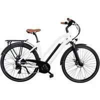 AsVIVA E-Bike Trekkingrad, Cityrad B15 28 Zoll, 7 Gang Shimano Shimano Tourney / SIS RevoShift Schaltwerk, Kettenschaltung, Heckmotor, 504 Wh, 250W Bafang-Motor, Gepäckträger, Samsung Akku