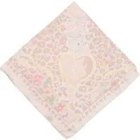 MIRROSI Nickituch Damen Halstuch mit Leo-Herz Print, aus 100% Viskose, (70x70 cm, Herbstfarbe), Damen Halstuch deal für Frühling,Sommer, Herbst