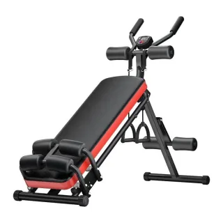 [EU Direct] Bominfit Ab Crunch Machine Foldable Abdominal Exercise Bench 3 Incline Levels Adjustable Ab Trainer Core Mac