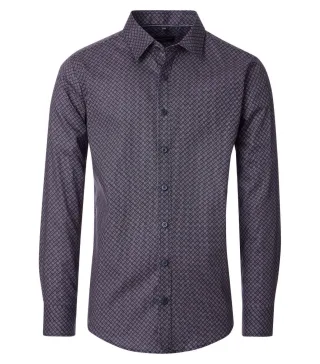 CASAMODA - Casual Fit: Freizeithemd blau - Gr. - 3XL
