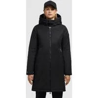 khujo Wintermantel LISAD mit Kapuze, hochschließender Kragen, aus Polyester und Polyamid