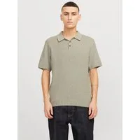 Jack & Jones Polokragenpullover JPRCCCOOPER KNIT POLO SS SN