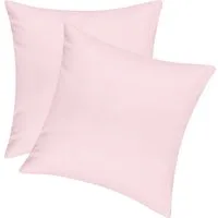 Pataya Kissenbezug 100% Baumwolle, weiche Kopfkissenbezug, Kissenhülle, Kissenbezüge, (2 Stück), Weich und Atmungsaktiv, Jersey, 140 g/m²