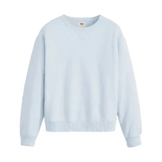 Levis - "Heritage" Sweatshirt für Damen, Überschnittene Schulter, Langärmlig (Niagarablau)