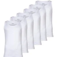 BOSS Unterhemd Herren Unterhemd 6er Pack Baumwolle (Packung, 6er Pack)