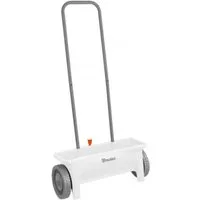 Bradas Streuwagen Garten-Sämaschine 12L Streuwagen Sämaschine Handsägerät mit Griff, 55 cm Arbeitsbreite, 12 l Füllmenge, hoher Griff