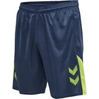 hummel Sporthose Short hmlLEAD Trainer kurz (Seitentaschen, Mesh-Material) denimblau