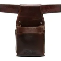 SID & VAIN Geldbörse echt Leder specials groß braun-holster, Kellnerportemonnaie echt Leder Unisex, Kellnergeldbeutel braun