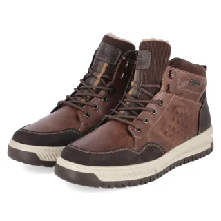 Rieker Wintersneaker - Gr. 41 - Braun - Textil & Synthetik