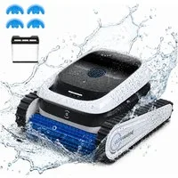ECOVACS Poolroboter ULTRAMARINE P1 Care Kit für Boden und Wände, 180 Min, 180m², APP, (10-Stufen-Beständigkeit, Akkulaufzeit von 180 Minuten), 4800 GPH, Doppelschicht-Filter, SmartNavi-Navigation