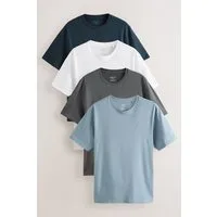 Next T-Shirt Regular Fit T-Shirts, 4er-Pack (4-tlg)