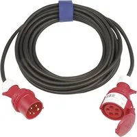 Sirox SIROX 362.425 Strom Verlängerungskabel 16 A Schwarz 25.00 m H07RN-F 5 Verlängerungskabel, (2500.00 cm)