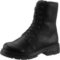 Rieker Schnürboots mit kräftiger Profilsohle