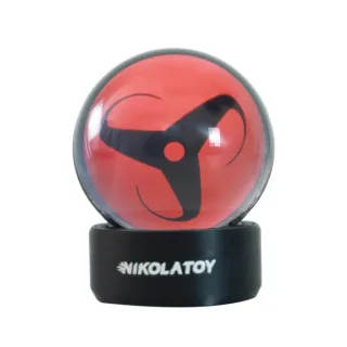 NIKOLATOY Kaleidoscope Sharingan Crystal Ball Rechargeable LED Music Rhythm Display Desktop Ornament Science Discovery T