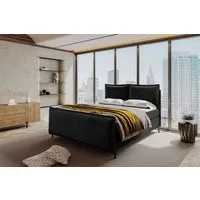 99rooms Boxspringbett Vero Plus (Schlafzimmerbett, Bett), 140/160/180/200x200 cm, in Cord POSO, mit Topper, Bettkasten