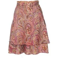Guru-Shop Minirock Kurzer wandelbarer Wickelrock, Boho Minirock.. alternative Bekleidung