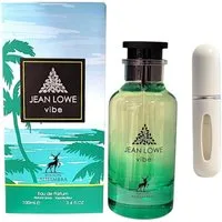 Maison Alhambra Duft-Set Jean Lowe Serien AZURE, Vibe, Noir, EDP + Parfümzerstäuber leer 1 Stk