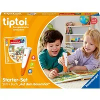 Ravensburger Spiel tiptoi® Starter-Set: Stift und Bauernhof-Buch, Made in Europe