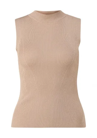 comma - Strickpullover beige - Gr. - 42