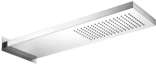 Herzbach Spa ix Regenbrause slim 537x165 eckig , 11.661700.1.09 11.661700.1.09