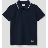 s.Oliver Kurzarmshirt Polo-Shirt Poloshirt mit Kontrast-Streifen
