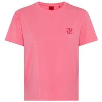 HUGO Pyjamaoberteil aus Stretch-Jersey mit Logo-Artwork, Rundhals, regular fit