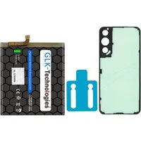 GLK-Technologies Akku für Samsung Galaxy S22 5G SM-S901 Handy-Akku 3900 mAh, Inklusive 2x Klebebandsätze