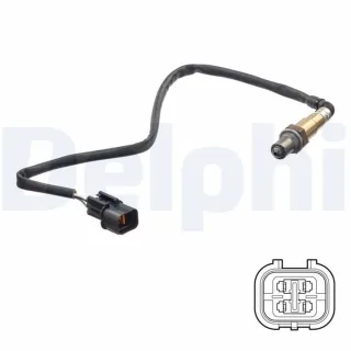 Delphi Lambdasonde nach Katalysator Hyundai I10 Kia Picanto