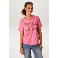 Aniston CASUAL T-Shirt in trendiger Oil-dyed-Waschung
