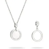 Liebeskind Berlin Schmuckset Charm Set Kreis Edelstahl