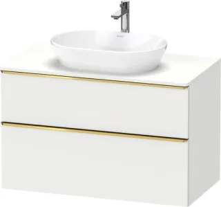 Duravit D-Neo Konsolenwaschtischunterbau wandhängend Weiß Matt 1000x550x664 mm - DE4968034180000 DE4968034180000