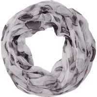 MIRROSI Loop Damen Schal mit Kreis-Muster Weich, Schlauchschal, (zweimal um den Hals wickelbar, ca.45x75cm), Damen Halstuch ideal für Frühling, Sommer oder Herbst