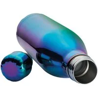 Macma Trinkflasche Edelstahl Trinkflasche / im Licht mit Regenbogenfarbeneffekt / 800ml