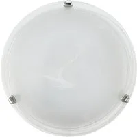 EGLO LED Deckenleuchte SALOME Deckenlampe, Wohnzimmerlampe, Beleuchtung, ohne Leuchtmittel, Deckenleuchte klassisch, aus Metall und Alabaster-Glas, E27, Ø 30 cm