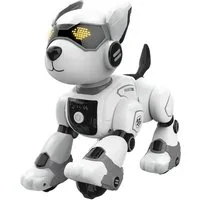 ANYSUN RC-Roboter Roboter Hund Kinder Puzzle Spielzeug Festival Geschenk (Programmierbarer Roboterhund mit Sprachbefehle,Fernbedienung, Berührungssensor), Roboterhund Spielzeug ab 3 Jahre mit Wiederaufladbarer Batterie