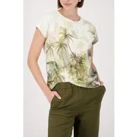 Monari T-Shirt Shirt Tropical Allover Regular fit mit tropischem Print