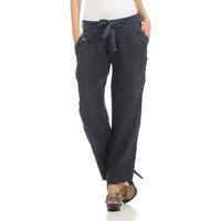 Mississhop Leinenhose Damen 100 % Leinen Freizeithose M.269