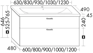 Burgbad Ker.-WT+WTU Sys30 PG2 Echo Rauchgrün Softmatt/Alpinweiss, SHAJ093F6920C0001 SHAJ093F6920C0001