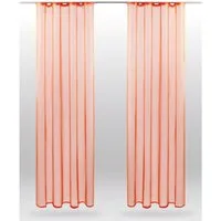 Bestlivings Vorhang (2 St), Kräuselband, transparent, Voile, Gardinenset "Transparent" mit Universalband