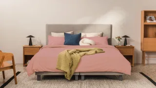 BRUNO Bettwäsche in Rosa | Made in Portugal | Hautfreundlich & schadstoffgeprüft gemäß Öko-Tex Standard 100