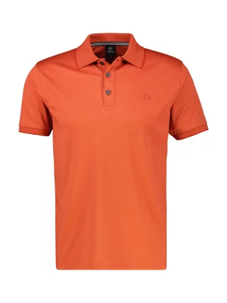 LERROS - POLO-KNOPF vivid red - Gr. - XL