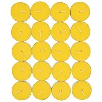 Arte Regal Teelicht 40x Citronella Kerze Mückenschutz Insektenschutz Teelicht Zitrone, Teelicht, Zitrone, Anti Mücke