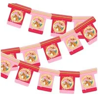 Geda Labels GmbH Girlande Bibi & Tina, Pink, 220cm, 2,20 m lang