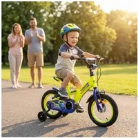 Actionbikes Motors Kinderfahrrad Kinder Fahrrad Turbo mit Stützräder, 1 Gang, ohne Schaltung, (12 Zoll, ab 95 cm Körpergröße, max. Zuladung 35 kg, Stützräder, Reflektoren, Antirutschgriffe, Lenkerschutz, Kettenschutz, V-Brake-Bremse, Luftbereifung, S