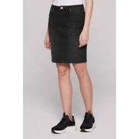 SOCCX Jeansrock mit Gehschlitz