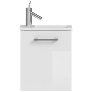 Artiqua Serie 841 Badmöbelset BL-841-1-7050 Waschtisch-Set, 420 x 240 mm, weiß glänzend