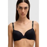 BOSS Bügel-BH UNDERWIRE BRA CI mit BOSS Schriftzug auf den Trägern