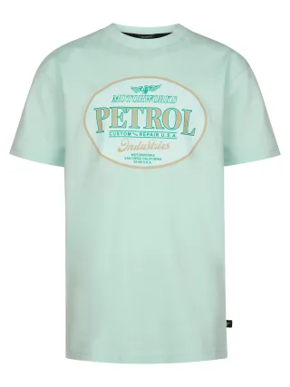 Petrol Industries - Boys T-Shirt SS Classic Print cool mint - Gr. - 152